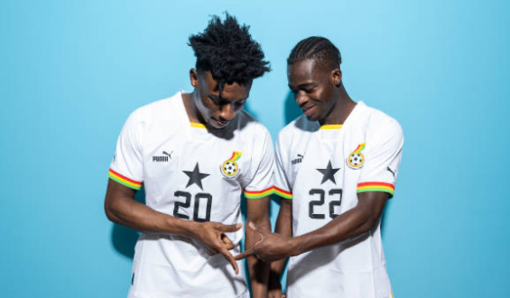 Mohammed Kudus and Kamaldeen Sulemana Visit Black Stars in camp