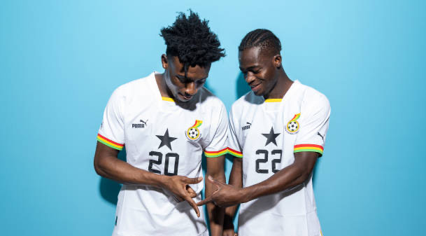 Mohammed Kudus and Kamaldeen Sulemana Visit Black Stars in camp