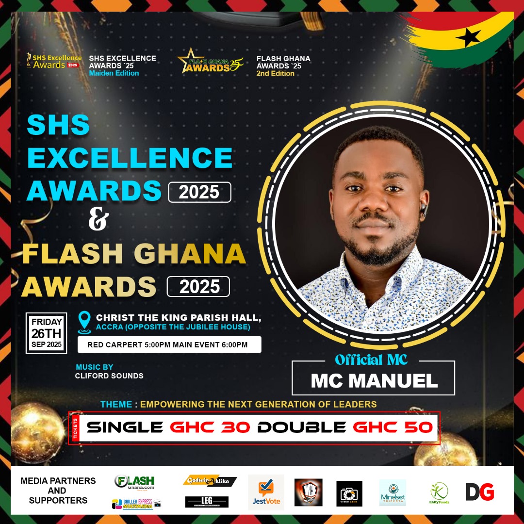 Stars of the Night: MCs & Artistes Set for SHS and Flash Ghana Awards
